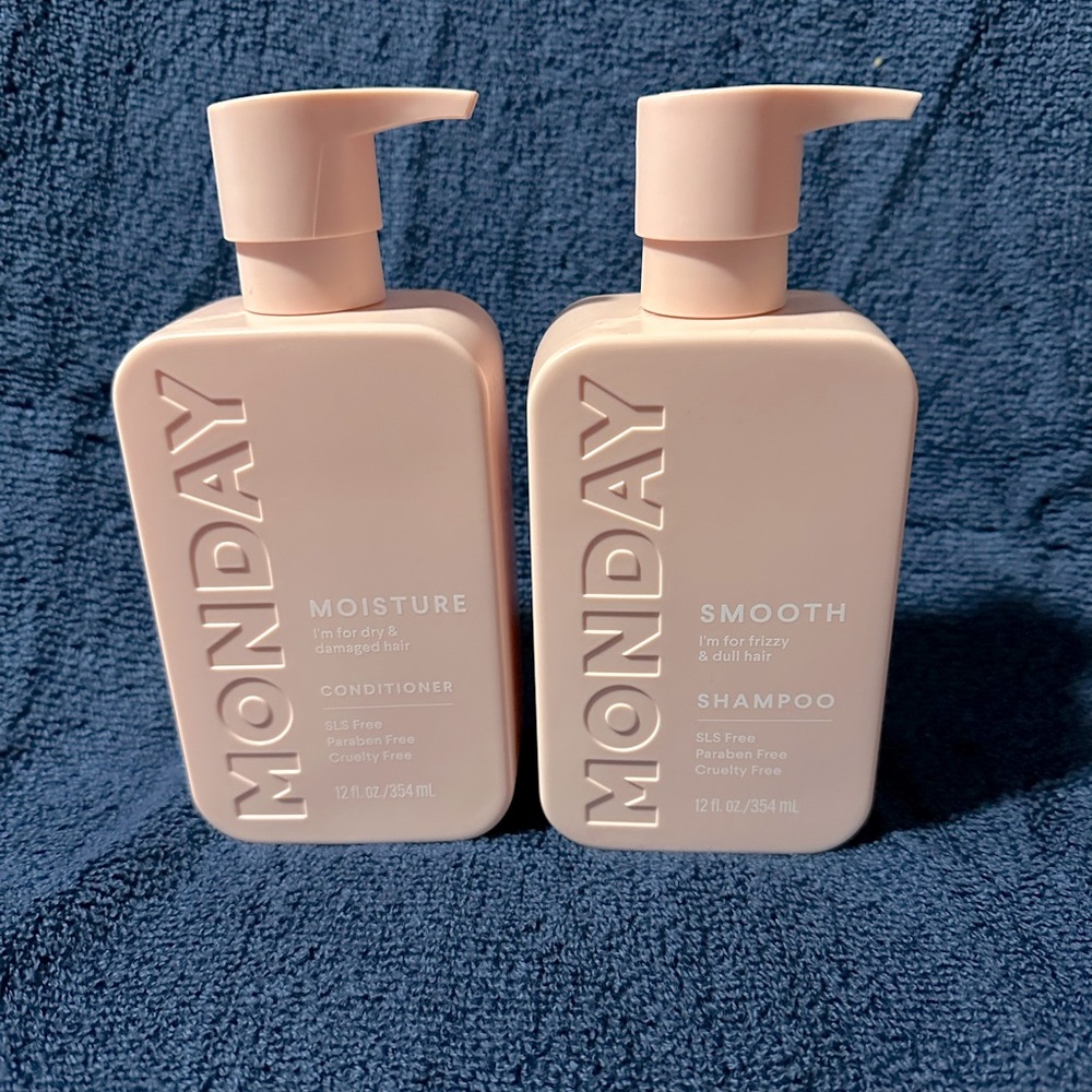 MONDAY MOISTURE SHAMPOO & CONDITIONER 12 OZ EACH